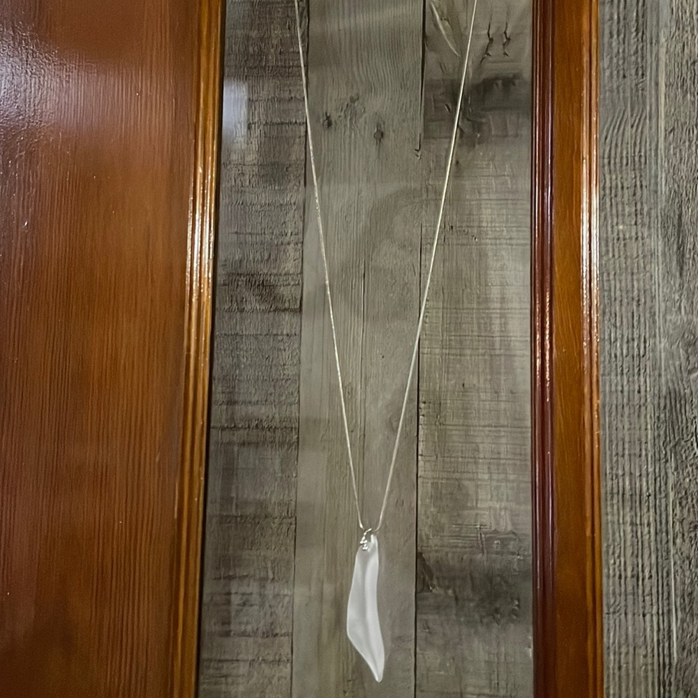 Montana Yellowstone River Glass Necklace